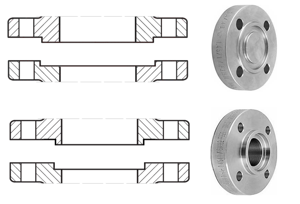 Male-and-female-flange