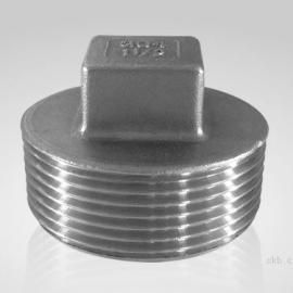 SS304 threaded square head plug